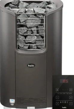 Sähkökiuas Helo Roxx 60 Pure WT 6 kW 5-10 m³ manuaalitäyttö erillinen ohjaus