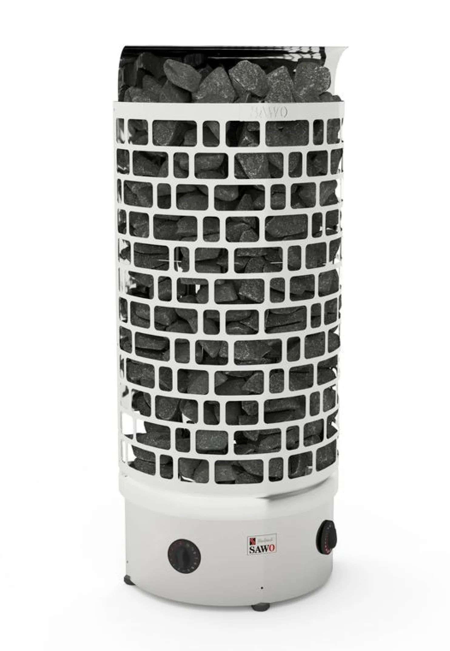 Sähkökiuas SAWO Aries Wall Premium 9 kW 8-13 m³ kiinteä ohjauskeskus