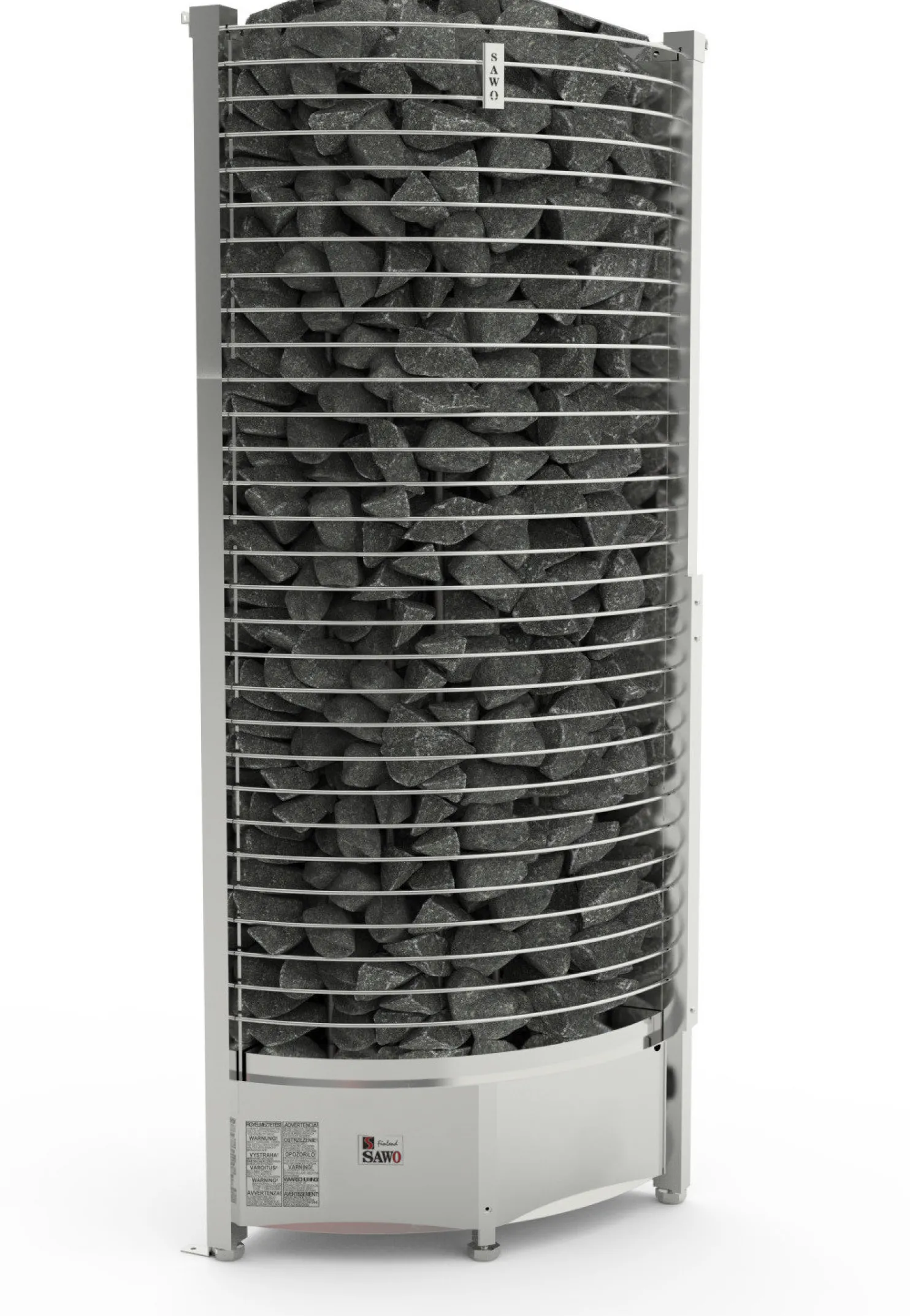 Sähkökiuas SAWO Corner Tower 12 kW 11-18 m³ erillinen ohjauskeskus