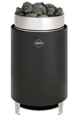 Sähkökiuas VETO SK15 15 kW 14-24 m³ erillinen ohjaus musta