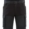 Shortsit Blåkläder 1437 Stretch mariininsininen/musta
