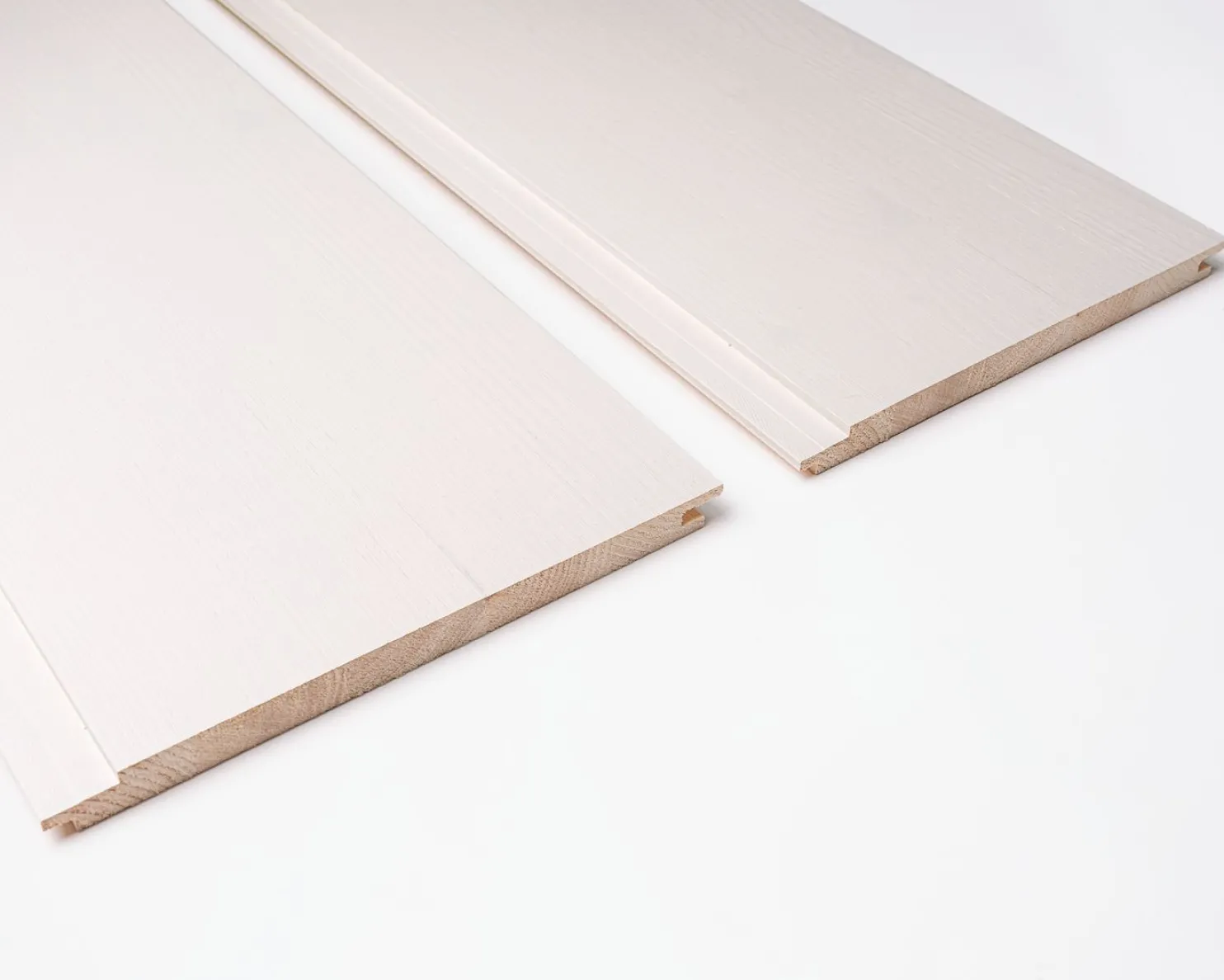 Sisustuspaneeli Siparila Aava 15x220x2050 mm mänty liimapuu lakattu kuultava valkoinen Hanki