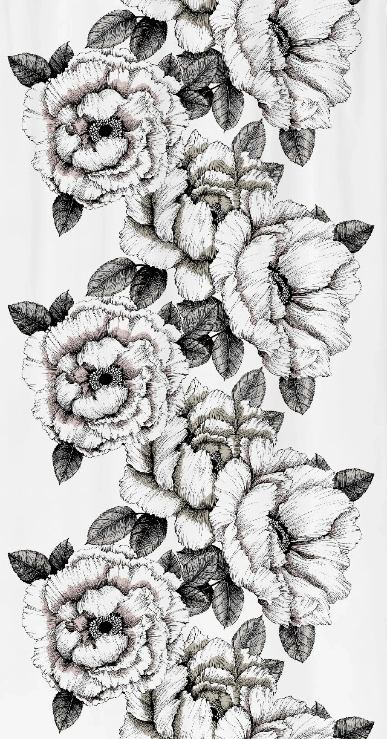Sivuverho Vallila Alma, 140x250cm