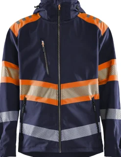 Softshell-takki Blåkläder 4494 Highvis mariininsininen/huomioväri