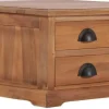 Sohvapöytä 68x68x30 cm täysi tiikki