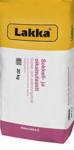 Sokkeli- ja oikaisulaasti Lakka, 20kg