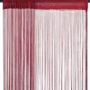 String-verhot 2 kpl 100x250 cm viininpunainen