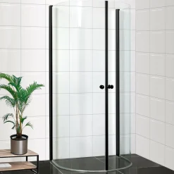 Suihkunurkka Bathlife Mitt 1900x930x780 mm musta/kirkas lasi