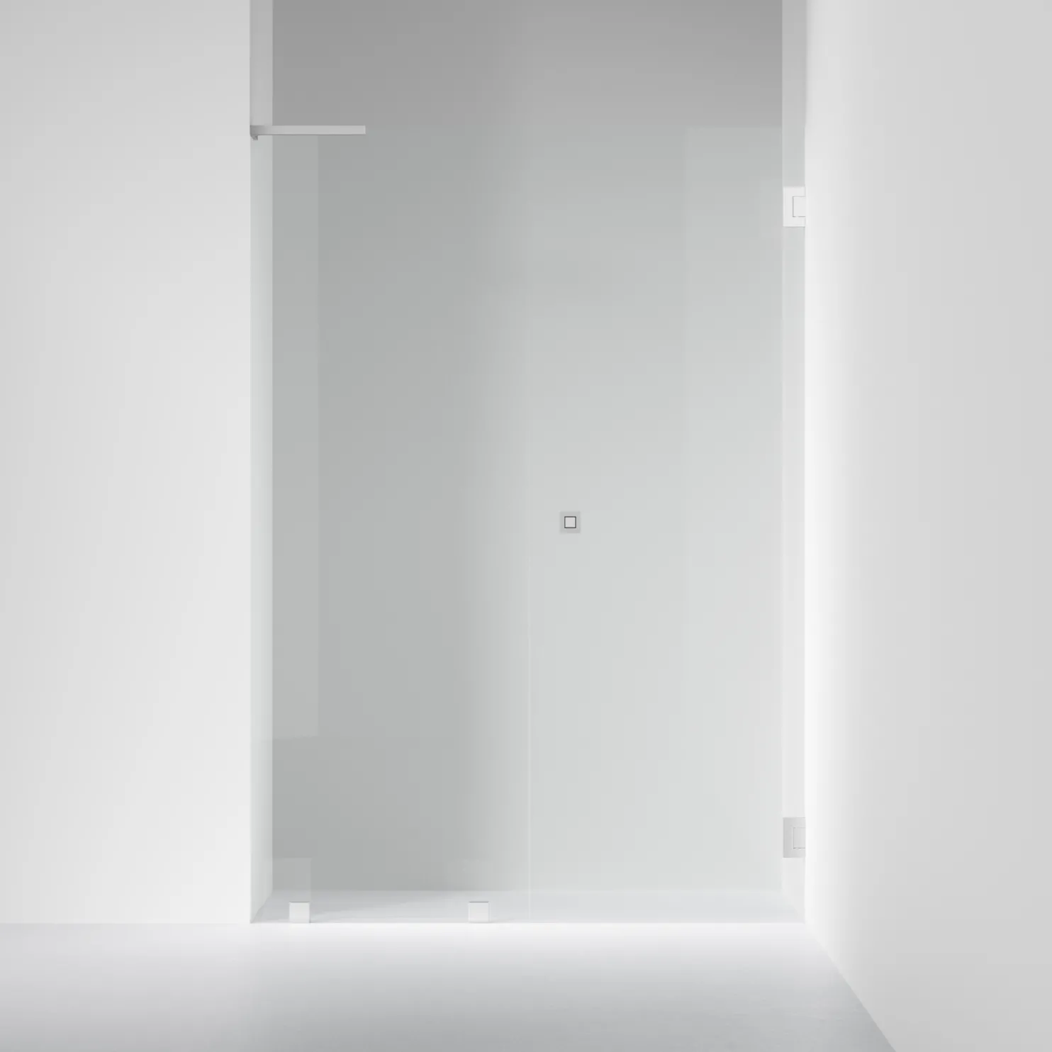 Suihkuseinä INR Arc 4 Original, kirkas opaalilasi, mittatilaus