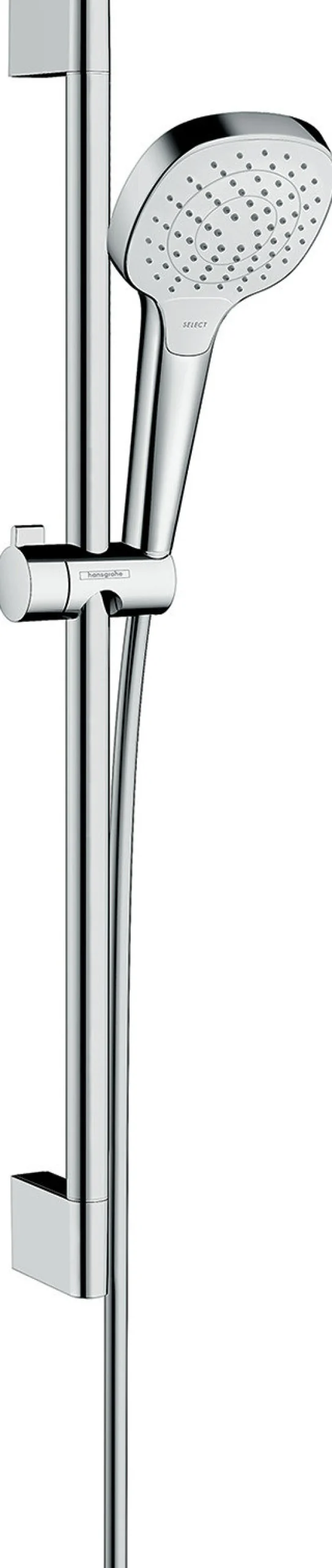 Suihkusetti Hansgrohe Croma Select E Vario Ecosmart, tanko 65 cm, kromi