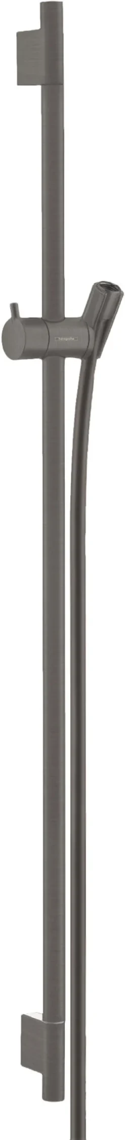 Suihkutanko Hansgrohe Unica S Puro, 90 cm, suihkuletkulla, harjattu musta kromi