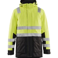 Talviparka Blåkläder 4495 Highvis huomiokeltainen/musta