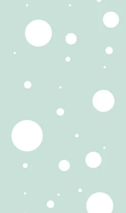 Tapetti Artgeist Mint fantasy, 50x1000cm, pilkullinen