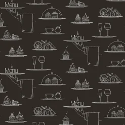 Tapetti Galerie Just Kitchens Chalkboard Menu, retro