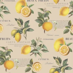 Tapetti Galerie Just Kitchens Citron Botanical, vintage