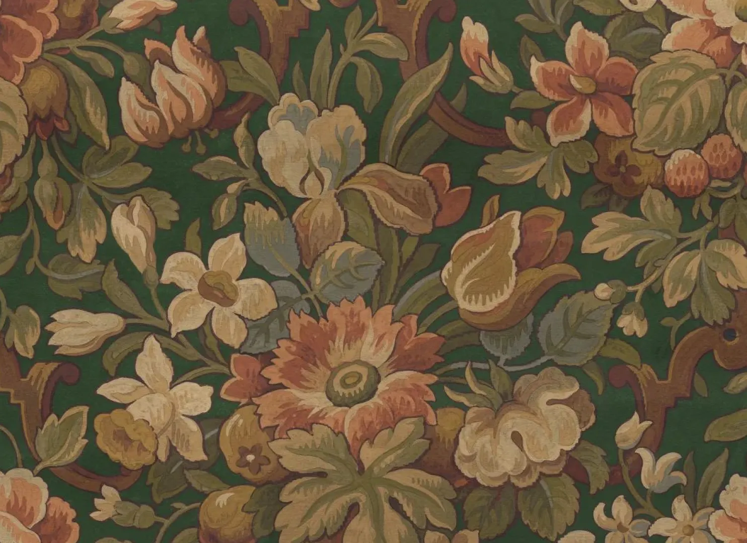 Tapetti Rebel Walls Vintage Garden, non-woven, vintage