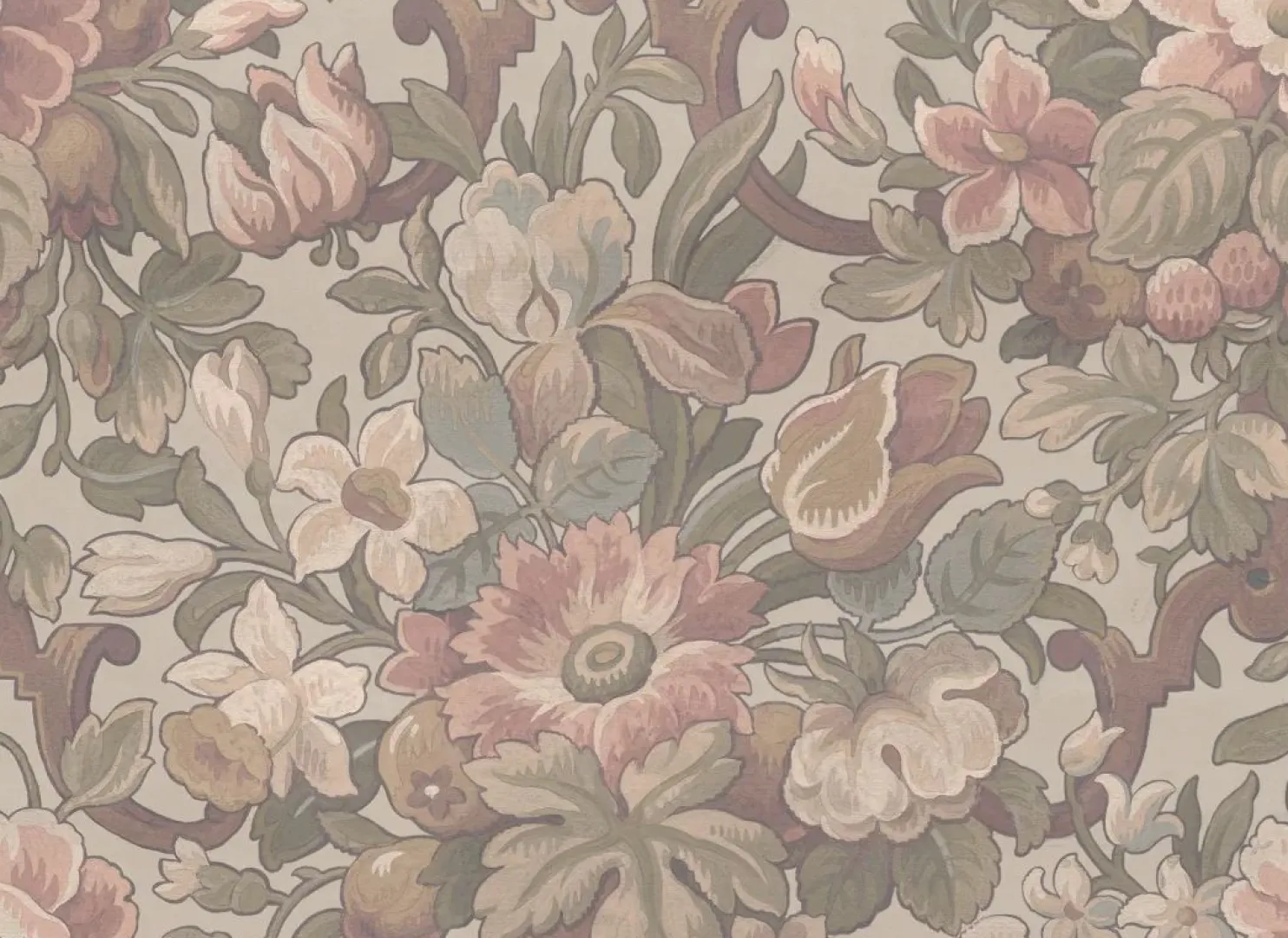 Tapetti Rebel Walls Vintage Garden, non-woven, vintage