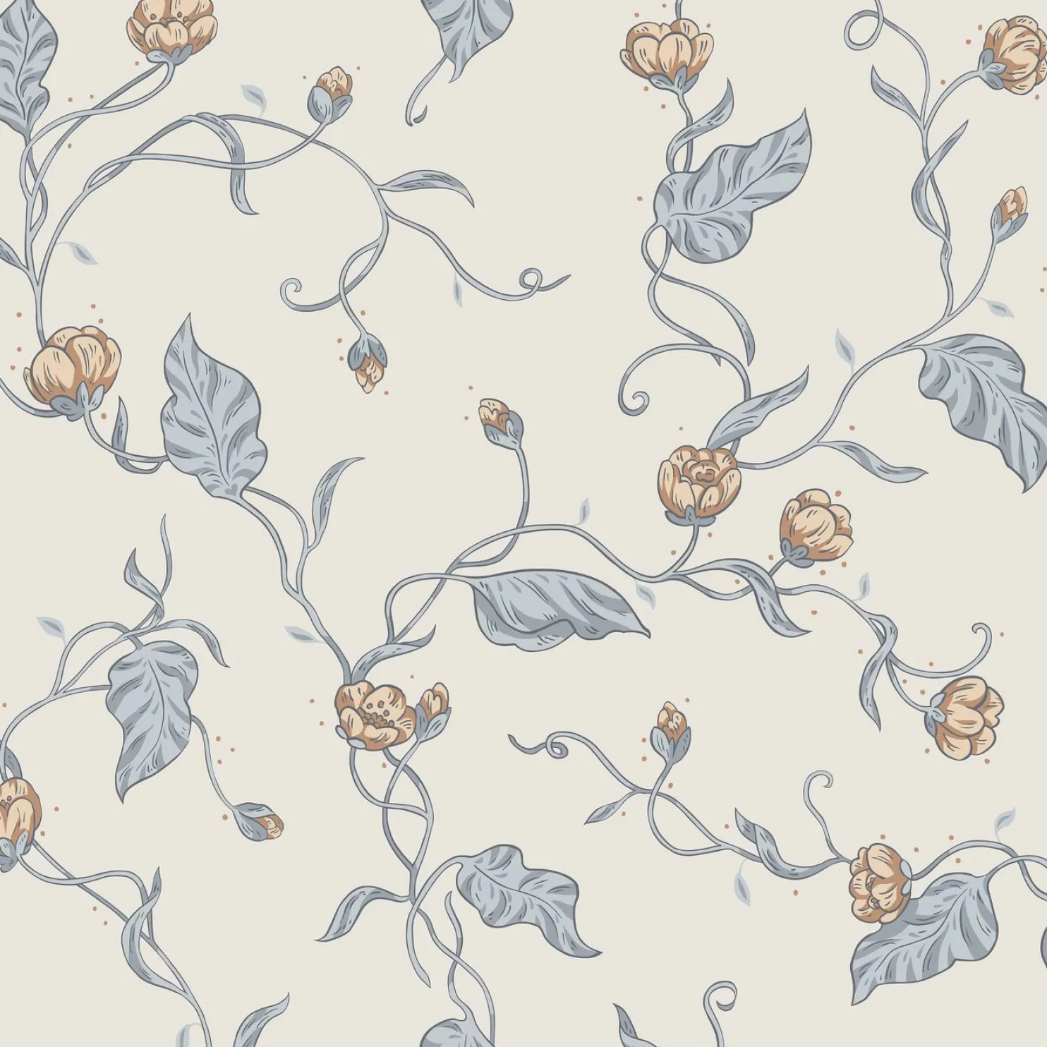 Tapetti Sandberg Elmire, non-woven, romanttinen