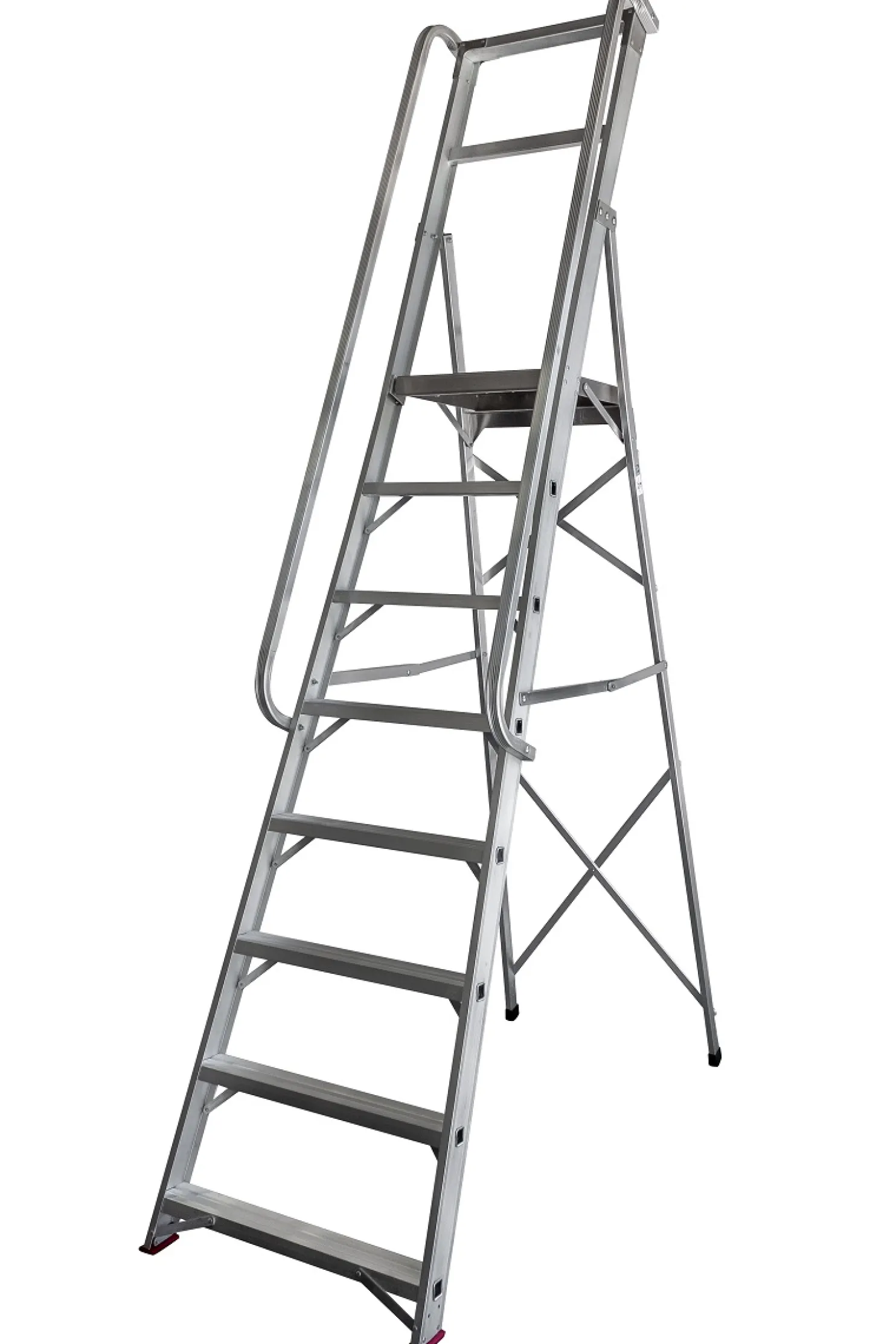 Tasotikkaat Suomi-Tikas käsijohteilla tasokorkeus 192 cm