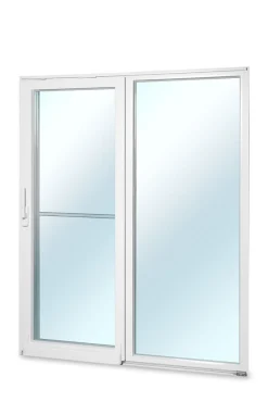 Terassin liukuovi Seicom Portal PSK 200Z A 3K, PVC, 2-osainen, 3-lasinen mittatilausovi