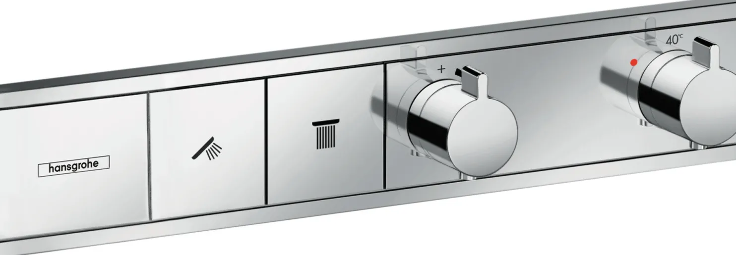 Termostaatti Hansgrohe RainSelect, 2:lle toiminnolle, piiloasennus, kromi