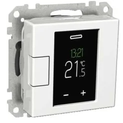 Termostaatti Schneider Electric WTH16 16A USE IP20 VALviikko-ohjelmoitava valkoinen Exxact