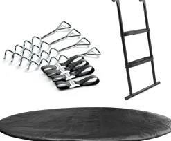 Trampoliinin varustesetti Salta Ø427cm trampoliinille, sis suojus, tikkaat ja ankkurointisetti