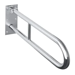 Tukikaide Bemeta Help U-malli 813 mm ruostumaton teräs