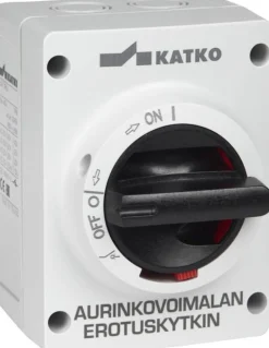 Turvakytkin vääntimellä Katko IsoSafe KUM 325 3X25A 400V 11kW aurinkovoimaloille