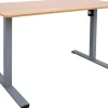 Työpöytä Home4You ERGO OPTIMAL 1-moottorilla 120x60 cm, hikkoripuu, ruskea