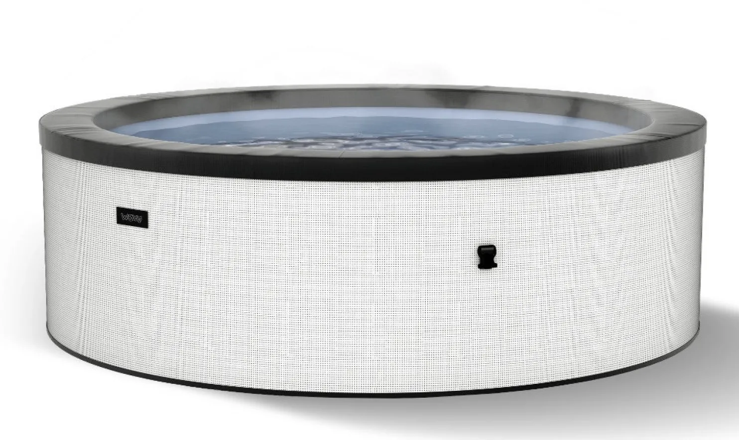 Ulkoporeallas Wave Spa Tahoe, 4 hlöä, 70 suutinta, WiFi, pyöreä, koottava, valkoinen