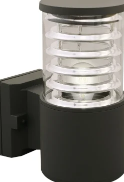 Ulkoseinävalaisin Aneta Lighting Kolv IP44 tummanharmaa
