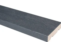 Ulkoverhouslauta JR-Wood, pintamaalattu, harmaa RR23/RAL 7024, eri vaihtoehtoja