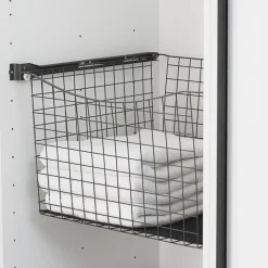 Ulosvedettävä lankakori Norscan Roller, M60, 400x330mm, antrasiitti