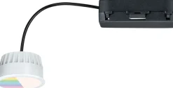 Upotettava LED-moduuli Paulmann Coin RGBW, 50mm, 6W, 500lm, 230V, himmennettävä, 2200-6500K, satiini