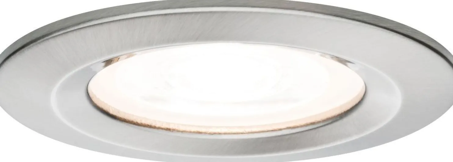 Upotettava LED-valaisin Paulmann Nova Rigid, IP44, Ø78mm, GU10, 6.5W, 460lm, 2700K, eri värejä