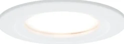 Upotettava LED-valaisin Paulmann Nova Plus Coin Rigid, IP44, Ø78mm, 6W, 470lm, 2700K, himmennettävä, mattavalkoinen
