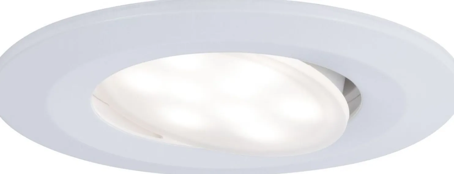 Upotettava LED-valaisin Paulmann Calla, IP65, Ø90mm, 5W, 400lm, säädettävä väriläpötila, mattavalkoinen