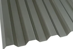 Valokate Keraplast PC Sun trapetsilevy, 0.8x1040x4000mm, savunharmaa