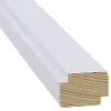 Varjolista Cent 16x24x3300 mm mänty valkoinen 5 kpl/pkt