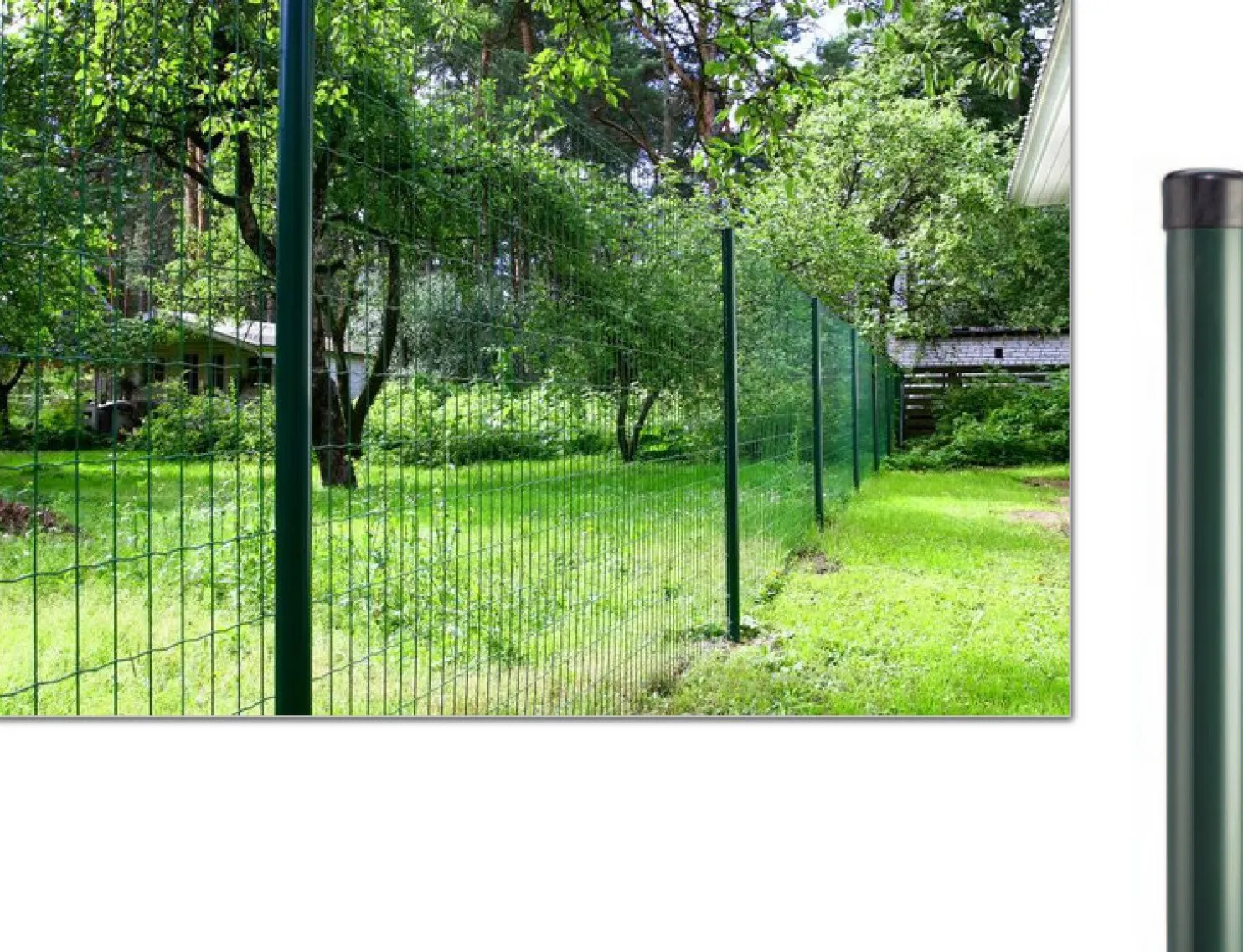 Verkkoaidan tolppa pyöreä korkeus 170 cm