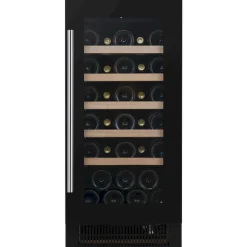Viinikaappi Dunavox DAUF32.83B, 38cm, 1 lämpötila-alue, vapaasti seisova, musta