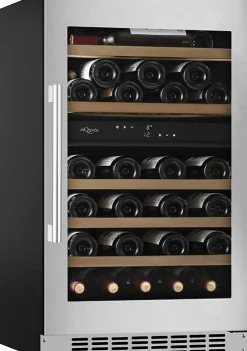 Viinikaappi mQuvée WineCave 800 50D WCD50S-800, 49.5cm, 2 lämpötila-aluetta, integroitava, teräs