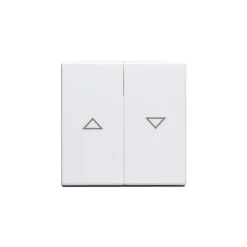 Vipu ABB Impressivo - VIPU2/IP21 "ylös/alas" valkoinen