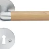 Väliovenpainike Beslagsboden Design B863KMN avainkilvellä harjattu kromi/tammi