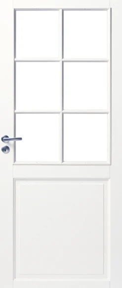 Väliovi Swedoor Craft 102 9-10x21 massiivirakenne valkoinen kirkas lasi