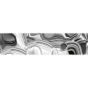 Välitilatarra Dimex Liquid Chrome Silver 180-350x60cm