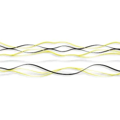 Välitilatarra Dimex Yellow Waves 180-350x60cm