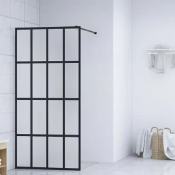 Walk-in suihkun seinäke karkaistu lasi 80x195cm