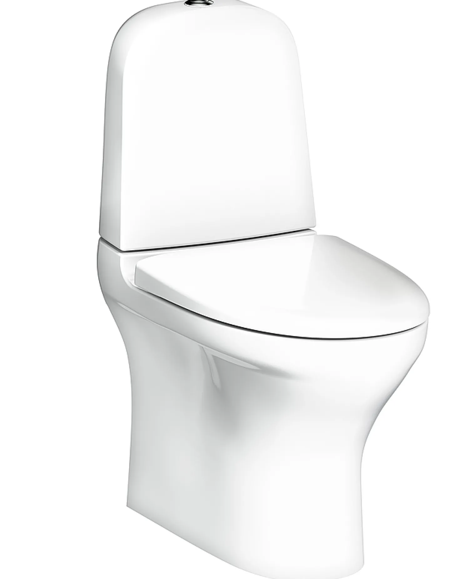 WC-istuin Gustavsberg Estetic 8300 piilo S/P-lukko, Hygienic Flush, C+, valkoinen